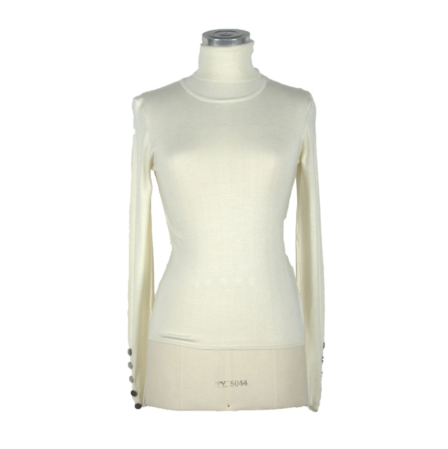 White Viscose Women Sweater