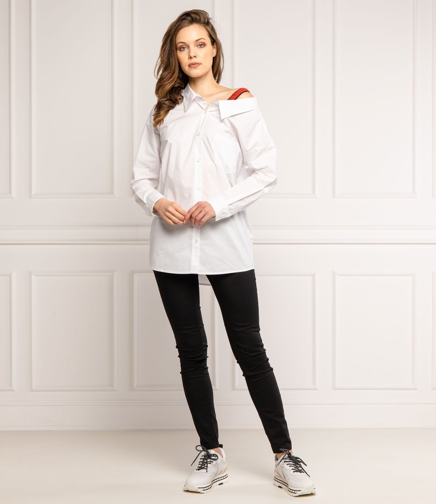 Black Cotton Women's Slim Jean
