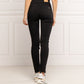 Black Cotton Women's Slim Jean