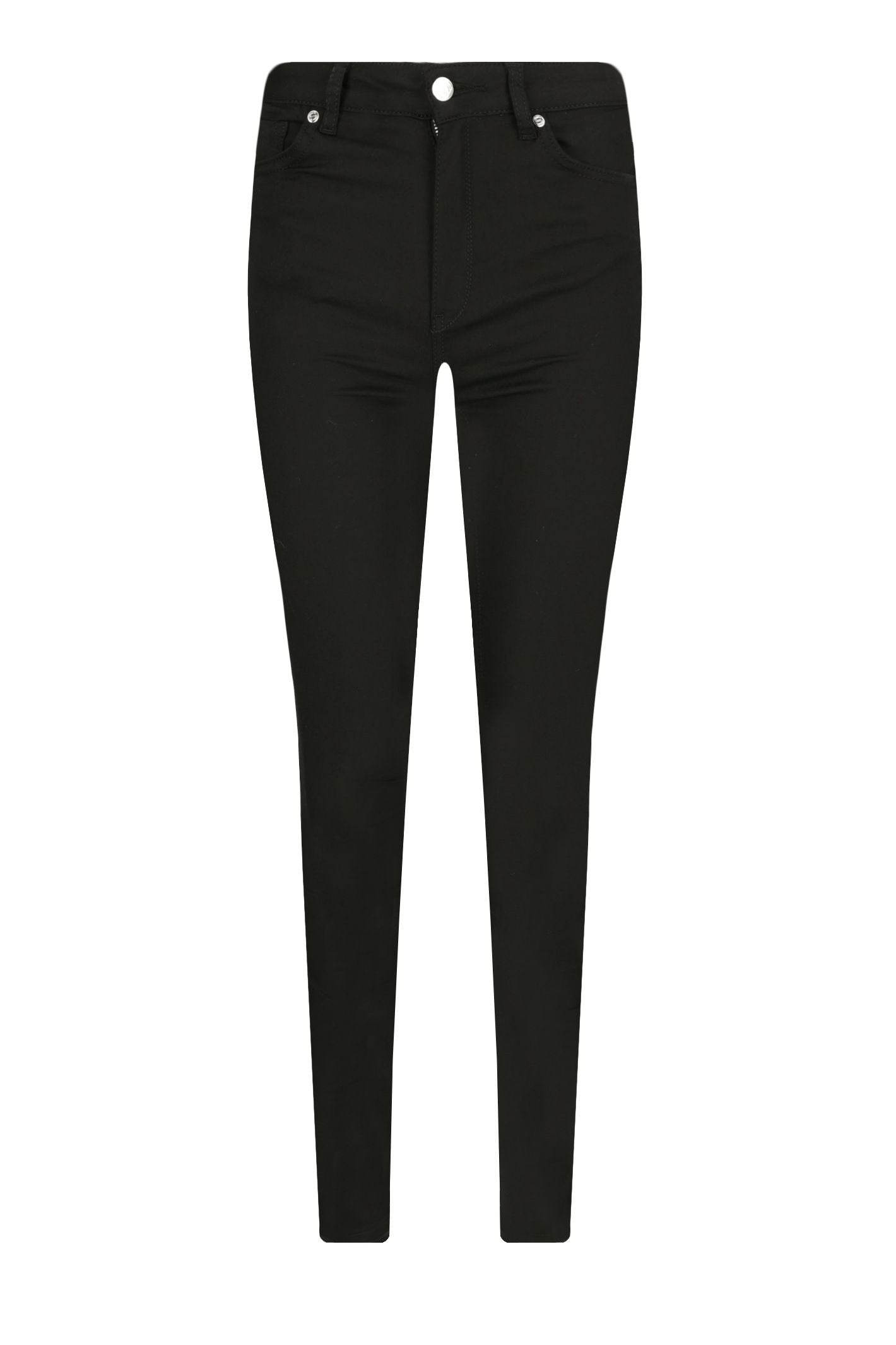 Black Cotton Women's Slim Jean