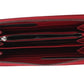 Elegant Red Leather Continental Wallet