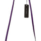 Elegant Purple Cross Body Clutch with Gold Accents