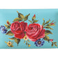 Elegant Floral Leather Cardholder Wallet