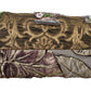 Elegant Gold Silk Evening Clutch With Exotic Accents