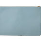 Elegant Blue Leather Clutch with Gold Accents