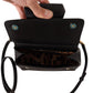 Sicilian Elegance Medium Leather Shoulder Bag