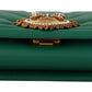 Devotion Leather Shoulder Purse in Lush Green