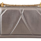 Elegant Silver Devotion Leather Shoulder Bag