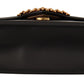 Elegant Black Leather Devotion Shoulder Bag