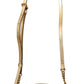 Gold Devotion Leather Shoulder Bag
