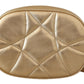 Gold Devotion Leather Shoulder Bag
