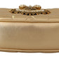 Gold Devotion Leather Shoulder Bag