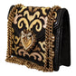 Chic Devotion Gold & Black Shoulder Bag