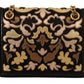 Chic Devotion Gold & Black Shoulder Bag