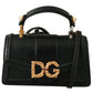 Chic Green Amore Leather Shoulder Bag