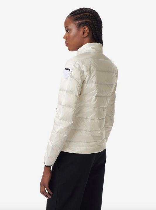 White Nylon Women Jacket