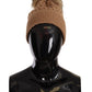 Italian Chic Camel Knit Beanie Hat