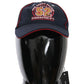 Elegant Navy Blue Men's Baseball Cap