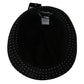 Elegant Black & White Dotted Fedora Hat