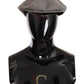 Elegant Tartan Newsboy Cap in Virgin Wool