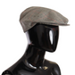Elegant Tartan Newsboy Cap in Virgin Wool