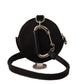 Chic Black and White Leather Coin Purse