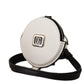 Chic Black and White Leather Coin Purse