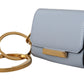 Chic Light Blue Leather Coin Purse