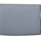 Chic Light Blue Leather Coin Purse