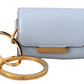 Chic Light Blue Leather Coin Purse