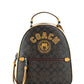 Varsity Brown Buttercup Signature Coated Canvas Jordyn Backpack