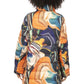 Multicolor Polyester Women Jacket