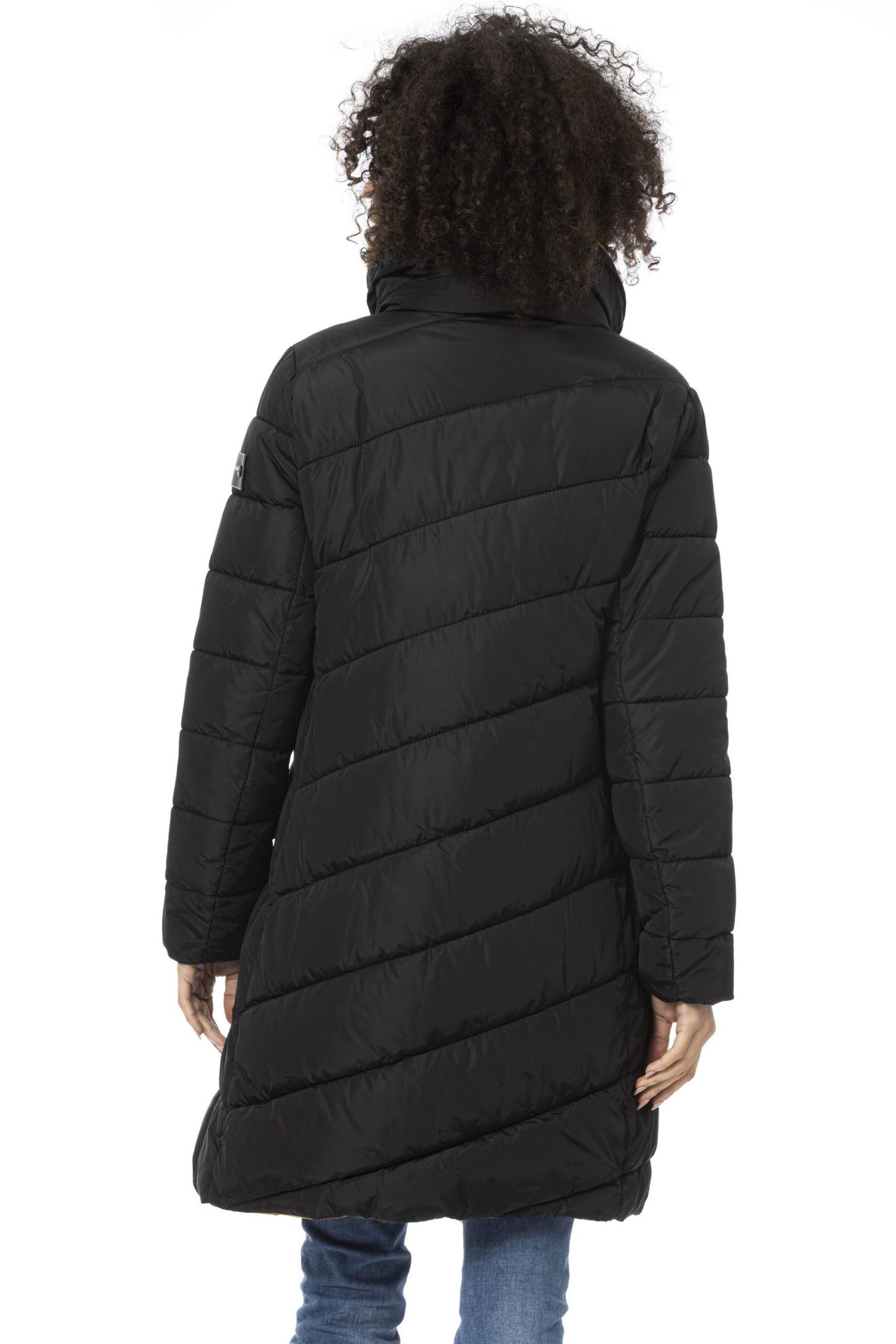 "Black Polyester Women Jacket"