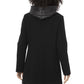 Black Polyester Women Parka