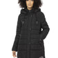 Black Polyester Women Jacket