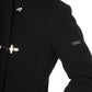 Black Polyester Women Parka