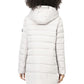Silver Polyester Women Jacket