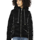 Black Polyester Women Jacket