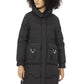 Black Polyester Women Jacket