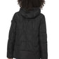 Black Polyester Women Jacket