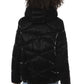 Black Polyester Women Jacket
