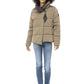 Beige Polyester Women Jacket