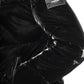 Black Polyester Women Jacket
