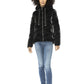 Black Polyester Women Jacket