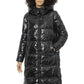 Black Polyester Women Jacket