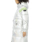 Silver Polyester Women Jacket