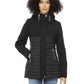 Black Polyester Women Jacket