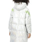 Silver Polyester Women Jacket