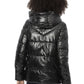 Black Polyester Women Jacket