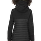 Black Polyester Women Jacket